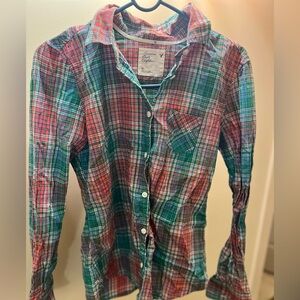 American Eagle Outfitters Multicolor Plaid Shirt
